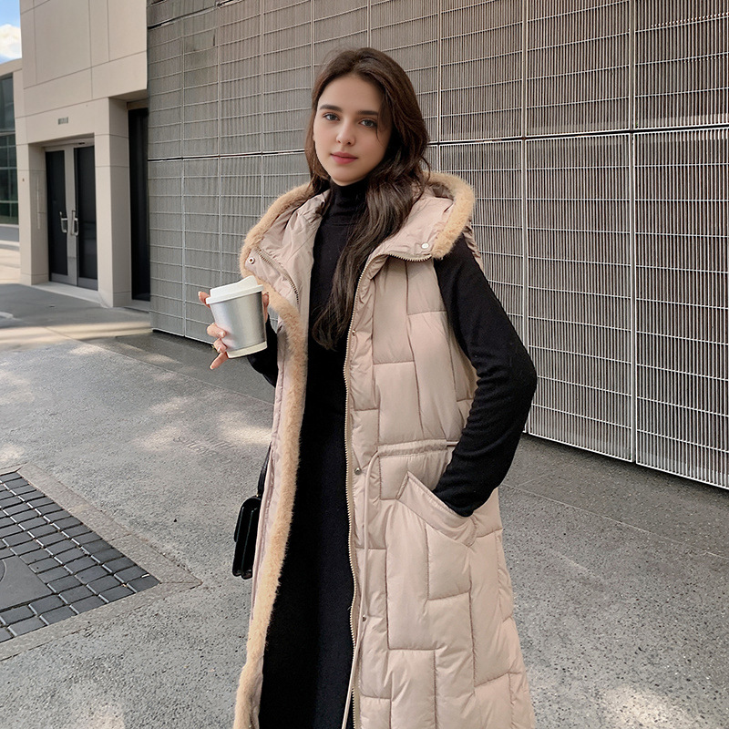 Overknee Long Thickening Vest Outerwear